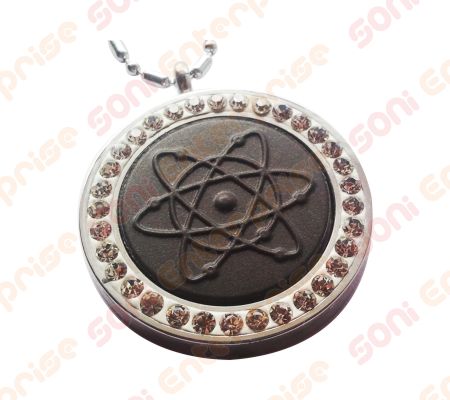 mineral energy pendant for men